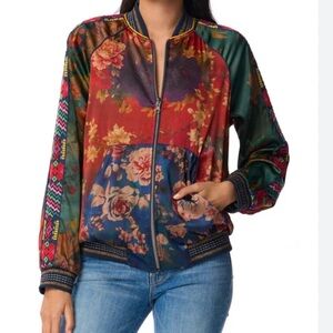 *RaRe*****Johnny Was Vintage Bomber Jacket - Reversible